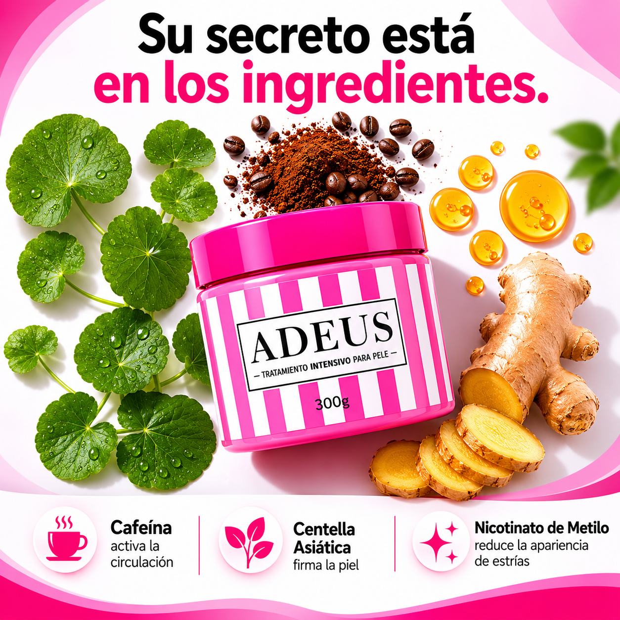 Crema ADEUS Reafirmante 300 gramos