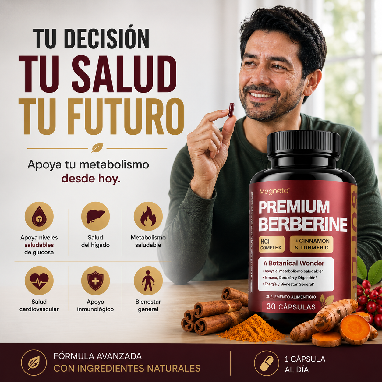Suplemento Berberina Premium Megneta