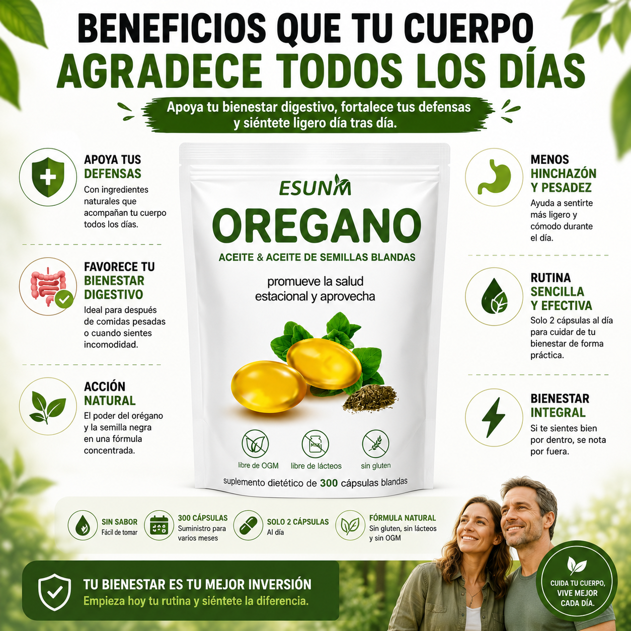 Aceite Oregano|Cuerpo Saludable