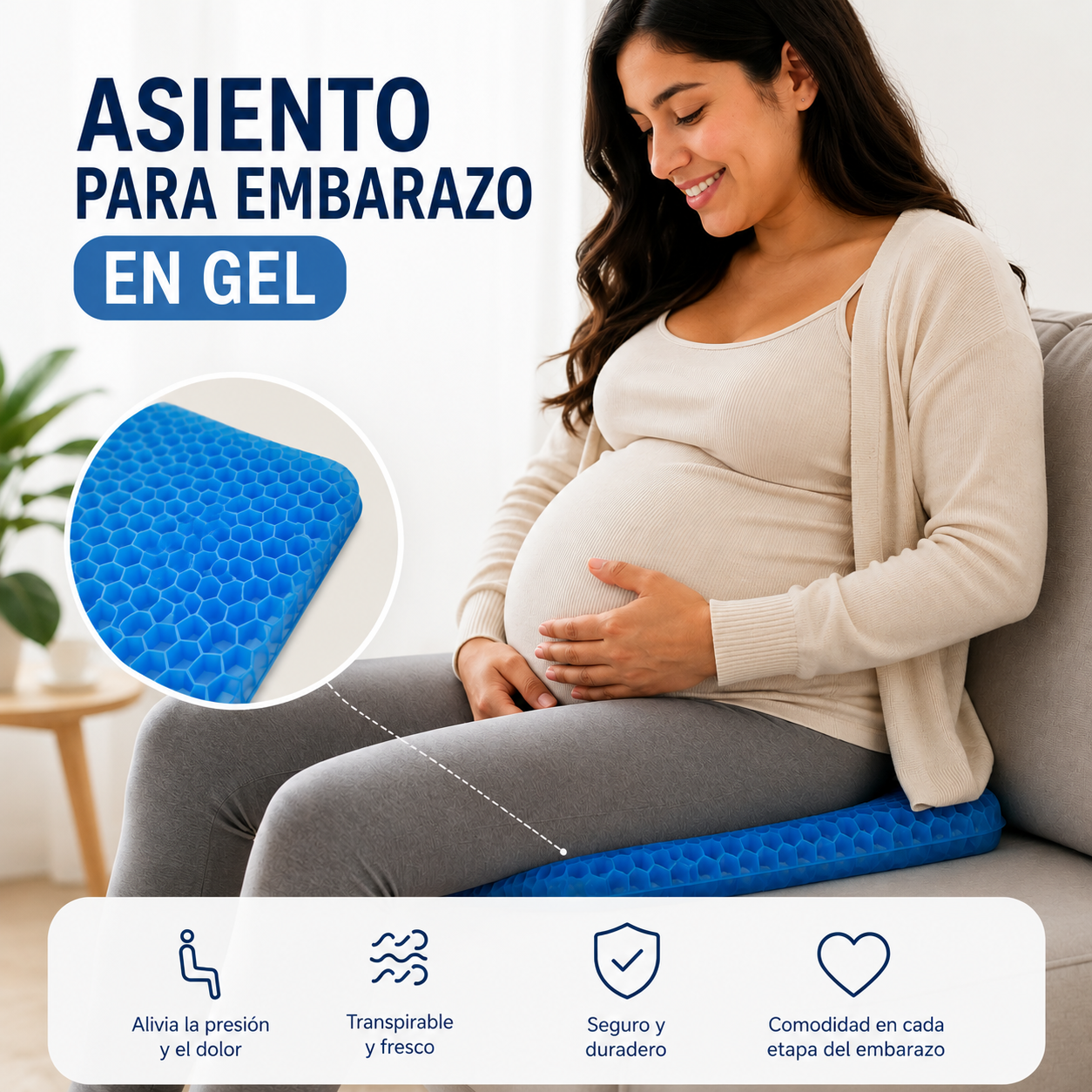 ASIENTO DE EMBARAZO EN GEL