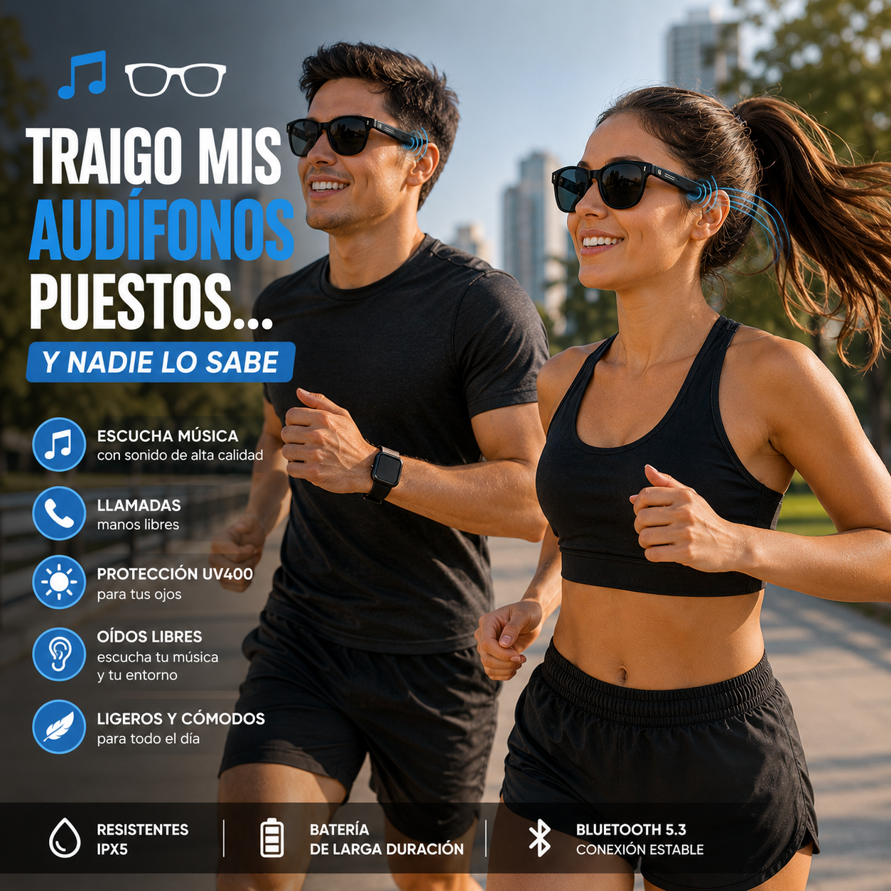 AudioLens|Lentes Inteligentes Bluetooth