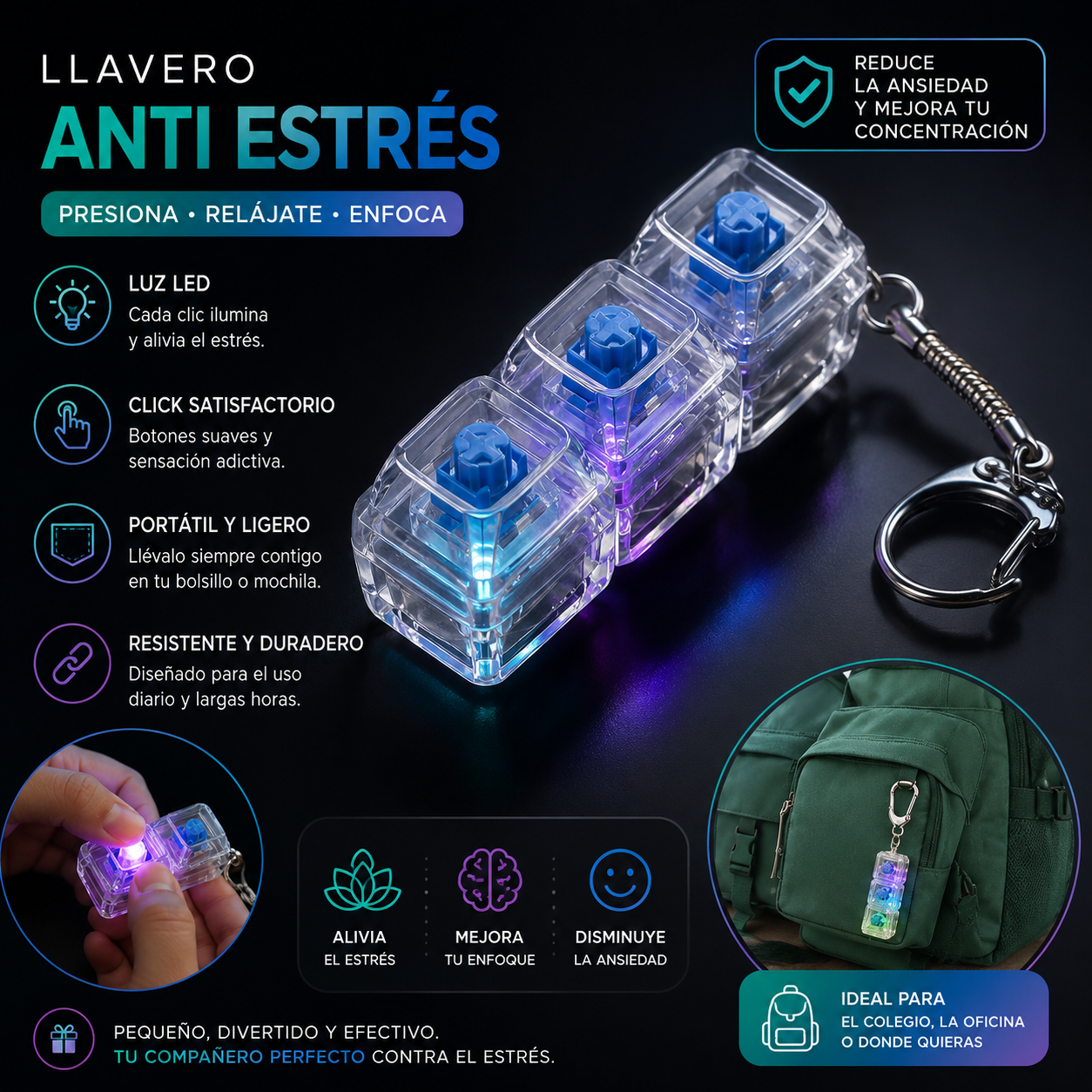 CalmKey|LLavero Anti Estrés