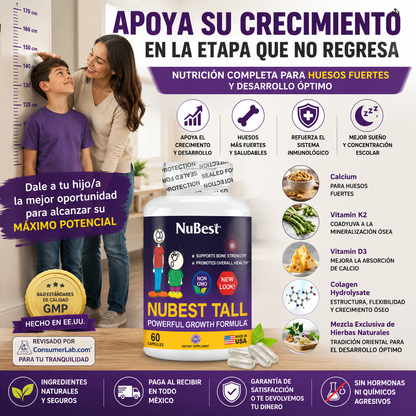 Suplemento NuBest Tall 60 capsulas