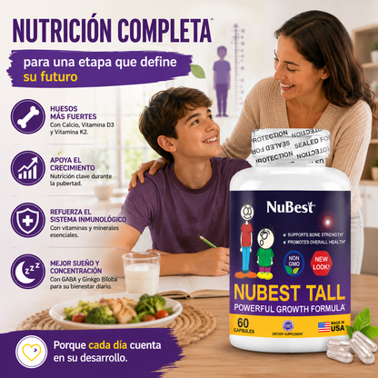 Suplemento NuBest Tall 60 capsulas
