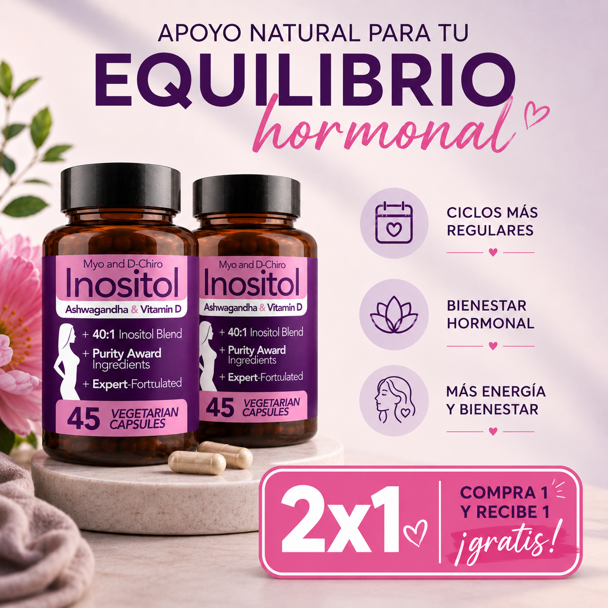 Inositol Myo and D-Chiro