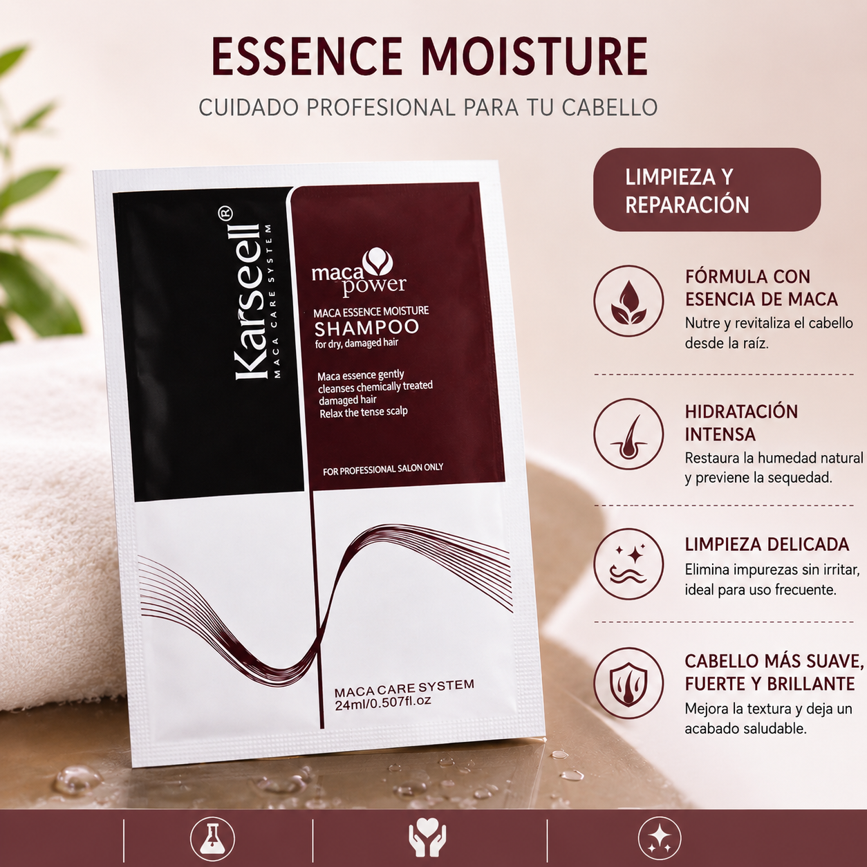KARSEELL MACA POWER – SHAMPOO HIDRATANTE
