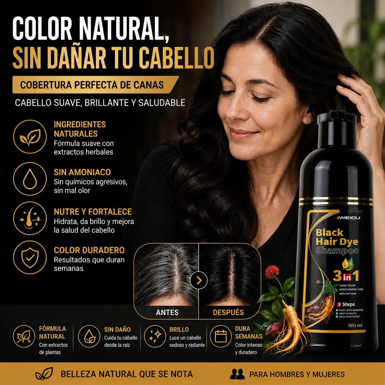 ÉBANOX Shampoo Anti Canas