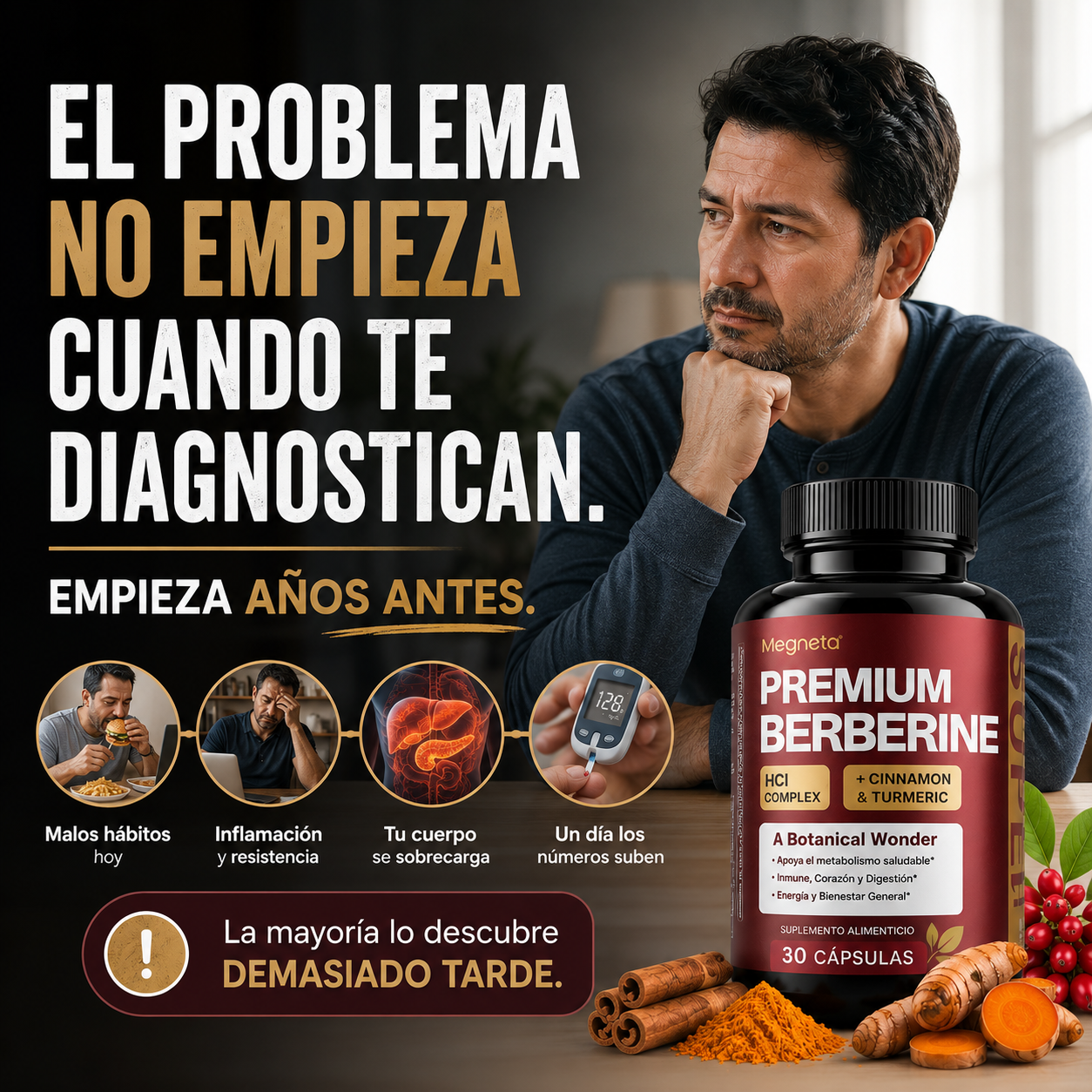 Suplemento Berberina Premium Megneta