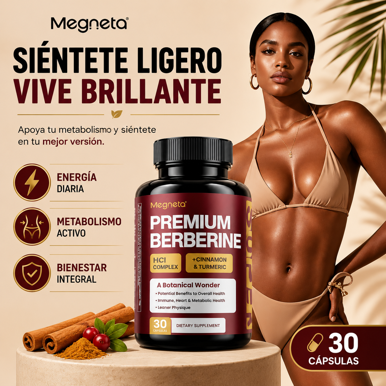 Suplemento Berberina Premium Megneta