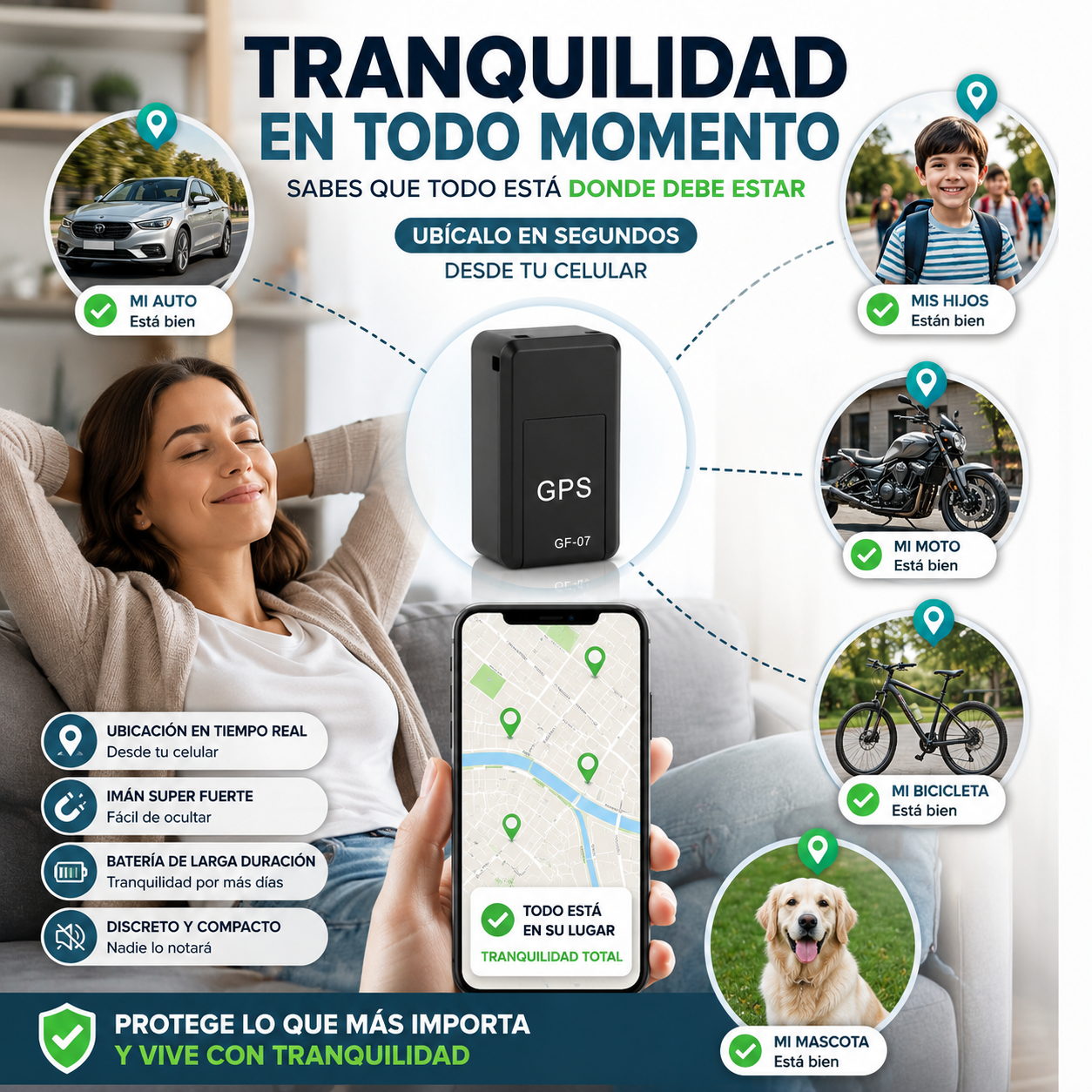 GPS Rastreador Magnetico