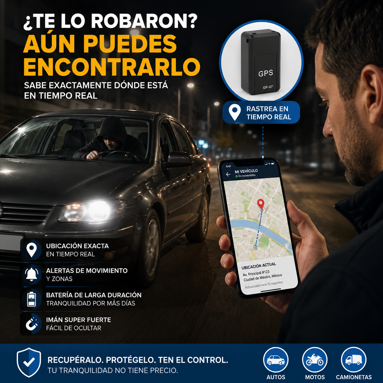 GPS Rastreador Magnetico