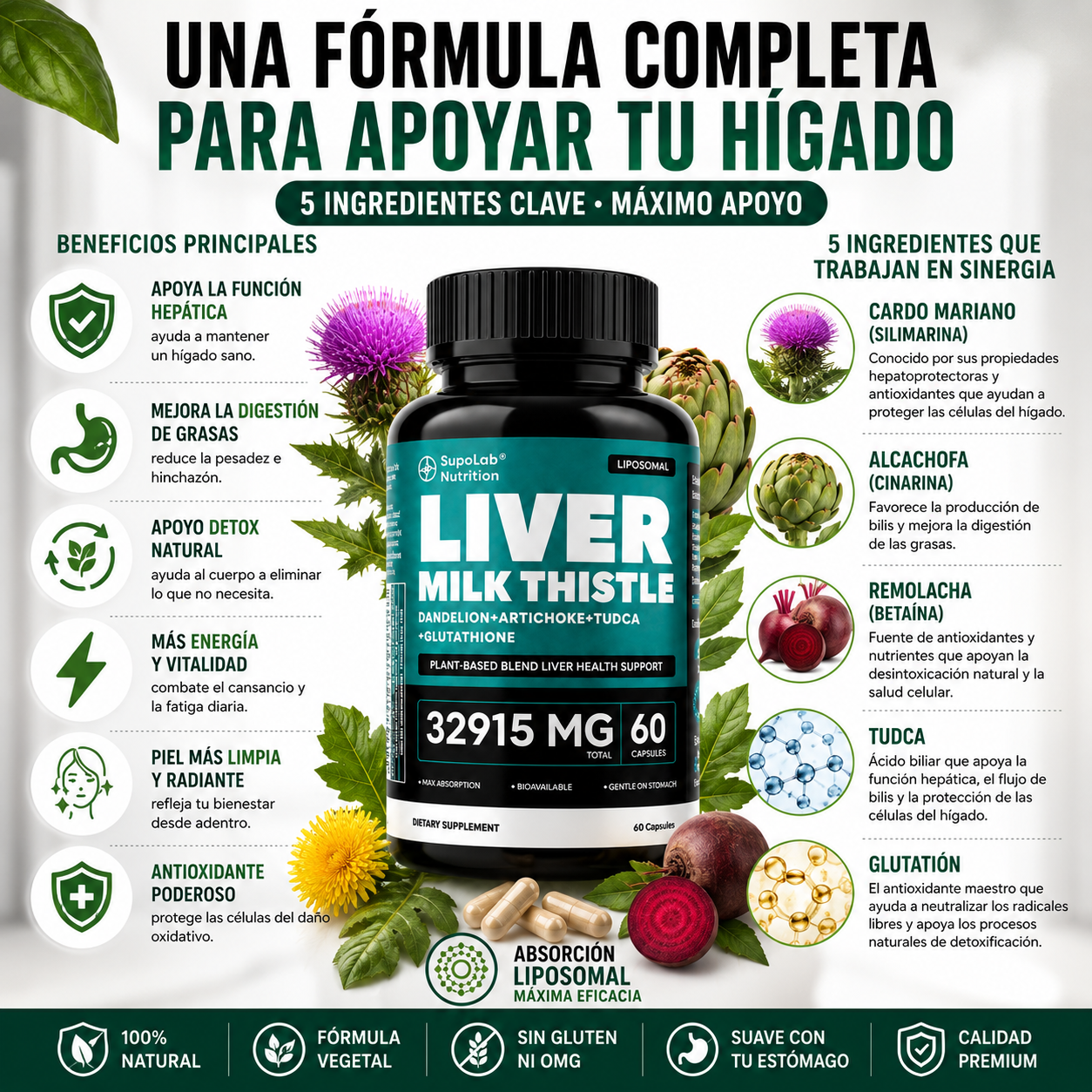 Liver Milk Salud del Hígado
