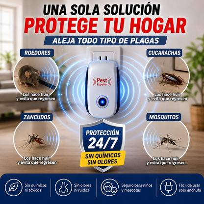 Repelente Ultrasonico de Plagas